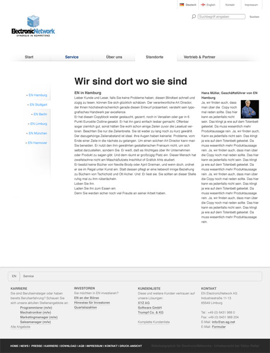 EN Pitch – Standorte