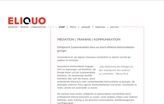 Vorschau der Webseite Eliquo
